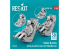 ResKit Figurine RSF48-0165 Pilotes de Rafale B assis dans des sièges éjectables pour kit HobbyBoss 2 pièces imprimées en 3D 1/48