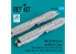 ResKit kit RS72-0516 GBU-39 SDB 8 pièces et BRU-61 2 pièces Impression 3D 1/72