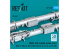 ResKit kit RS72-0557 Supports pour bombes multiples MBD2-67U 2pièces imprimées en 3D 1/72