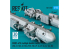 ResKit kit RS72-0557 Supports pour bombes multiples MBD2-67U 2pièces imprimées en 3D 1/72