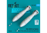 ResKit kit d'amelioration Avion RS72-0569 Bombe FAB-500 M-62 (2 pièces) 1/72