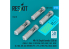 ResKit kit RS72-0573 Bombes de profondeur Mk-54 de 350 lb 4 pièces imprimées en 3D 1/72