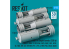 ResKit kit RS72-0573 Bombes de profondeur Mk-54 de 350 lb 4 pièces imprimées en 3D 1/72