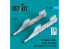 ResKit kit RS72-0604 Adaptateur d'armement américain pour Su-27 Flanker (2 pièces) GBU-39 SDB, GBU-62 JDAM-ER 3D 1/72