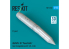 ResKit kit RS72-0522 Nacelle de désignation laser AN/AVQ-10 Pave Knife 1/72