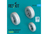 ResKit kit RS72-0541 Jeu de roues A-10 Thunderbolt II lestées imprimées en 3D 1/72