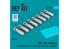 ResKit kit RS72-0567 Bombes OFAB-100-120, lot de 8 imprimés en 3D 1/72