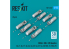 ResKit kit RS72-0567 Bombes OFAB-100-120, lot de 8 imprimés en 3D 1/72
