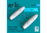 ResKit kit RS72-0579 Bombes au napalm Mark 77 Mod.4/5 2 pièces, imprimées en 3D 1/72