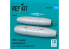 ResKit kit RS72-0579 Bombes au napalm Mark 77 Mod.4/5 2 pièces, imprimées en 3D 1/72