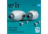 ResKit kit RS72-0579 Bombes au napalm Mark 77 Mod.4/5 2 pièces, imprimées en 3D 1/72