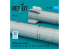 ResKit kit RS72-0590 Bombes nucléaires B83 2pièces imprimées en 3D 1/72