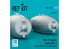 ResKit kit RS72-0603 Bombes au napalm Mark 77 Mod.2 2 pièces, imprimées en 3D 1/72