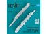 ResKit kit RS72-0605 Adaptateur d'armement américain pour MiG-29 Fulcrum 2 pièces : GBU-39 SDB, GBU-62 JDAM-ER 3D 1/72