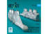 ResKit kit RS72-0605 Adaptateur d'armement américain pour MiG-29 Fulcrum 2 pièces : GBU-39 SDB, GBU-62 JDAM-ER 3D 1/72