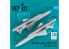 ResKit kit d'amelioration Avion RS72-0602 Missile Kh-58U avec AKU 58 (2 pièces) 1/72