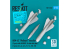 ResKit kit RS72-0562 Missiles AGM-62 Walleye I 2unités nacelle de liaison de données AN/AWG-16 1unité Impression 3D 1/72