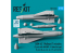 ResKit kit RS72-0563 2 missiles AGM-62 Walleye II avec 1 nacelle de liaison de données AN/AWG-16 imprimé 3D 1/72