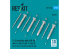 ResKit kit RS72-0566 Missiles S-24 avec APU-68 (4 pièces) imprimés en 3D 1/72
