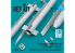 ResKit kit RS72-0566 Missiles S-24 avec APU-68 (4 pièces) imprimés en 3D 1/72