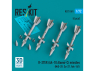 ResKit kit RS72-0581 Missiles R-27ER AA-10 Alamo-C 4 pièces imprimés en 3D 1/72