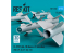 ResKit kit RS72-0582 Missiles R-27ET AA-10 Alamo-D 4 pièces imprimés en 3D 1/72