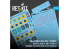 ResKit RSB72-0001MiG-25RBT RBF RBS Foxbat Bleu 73 Bleu 74 Rouge 17 Rouge 19 ukrainiennes Décalcomanies avec pochoirs 1/72