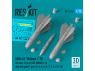 ResKit kit RS72-0532 Missiles AGM-62 Walleye I 2unités nacelle de liaison de données AN/AWG-16 1unité Impression 3D 1/72