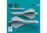 ResKit kit RS72-0532 Missiles AGM-62 Walleye I 2unités nacelle de liaison de données AN/AWG-16 1unité Impression 3D 1/72