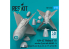 ResKit kit RS72-0533 Missiles AGM-62 Walleye II ER 2p avec liaison de données AN/AWG-16 Pod 1p 3D 1/72