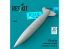 ResKit RSU72-0327 Réservoir de carburant central de 150 gallons pour F-5E/F/N, F-20, AT-3 1 pièce imprimée en 3D 1/72