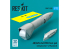 ResKit kit d'amelioration avion RSU72-0205 Nacelle de tir AN/AVQ-26A PAVE avec pylône pour F-4 Phantom II impression 3D 1/72