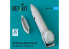 ResKit kit d'amelioration avion RSU72-0205 Nacelle de tir AN/AVQ-26A PAVE avec pylône pour F-4 Phantom II impression 3D 1/72