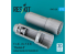 ResKit amelioration RSU72-0223 Buses d'échappement F-4E, J, EJ, F, G, S Phantom II kit Finemolds imprimé en 3D 1/72