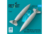 ResKit RSU72-0323 Réservoirs de carburant sous les ailes de 150 gallons pour F-5E/F/N, F-20, AT-3 1pièce imprimée en 3D 1/72