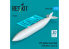 ResKit RSU72-0324 Réservoir de carburant de 275 gallons F-5E/F/N, F-20, AT-3 1pièce imprimée en 3D 1/72