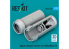 ResKit amelioration RSU72-0332 Embouts d'échappement Jaguar pour kit HobbyBoss imprimés en 3D 1/72