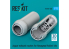 ResKit amelioration RSU72-0333 Embouts d'échappement Jaguar pour maquettes Hasegawa et Italeri imprimés en 3D 1/72