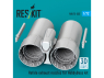ResKit amelioration RSU72-0335 Tuyères d'échappement Rafale pour kit HobbyBoss imprimées en 3D 1/72