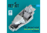 ResKit RSU72-0334 Cockpit du F-35C Lightning II, édition de base avec décalcomanies 3D pour kit Tamiya impression 3D 1/72