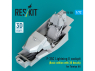 ResKit RSU72-0334 Cockpit du F-35C Lightning II, édition de base avec décalcomanies 3D pour kit Tamiya impression 3D 1/72