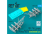 ResKit kit d'amelioration Hélico RSU72-0274 Cadre pour arme de coté Mi-8 avec BD3-57KrV Early HobbyBoss URSS/Ukraine 2p 1/72