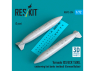 ResKit RSU72-0294 Réservoirs de carburant sous les ailes Tornado IDS/ECR 1500L soudés germano-italien 2pièce imprimée en 3D 1/72