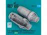 ResKit amelioration RSU72-0302 Tuyères échappement fermées kit Hasegawa F‑15E-A,B,C,D,E early et J F100-PW-220 imp 3D 1/72