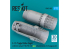 ResKit amelioration RSU72-0301 Tuyères échappement ouverte kit Hasegawa F‑15E-A,B,C,D,E early et J F100-PW-220 imp 3D 1/72