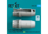 ResKit amelioration RSU72-0297 Tuyères échappement ouverte kit Academy F‑15E-A,B,C,D,E early et J F100-PW-220 imp 3D 1/72