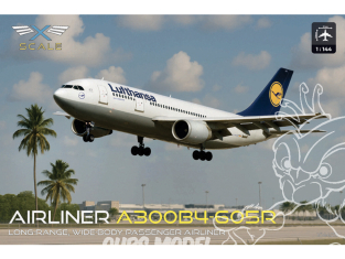 X-Scalemodels maquette avion X144011 A300B4-605R Lufthansa 1/144