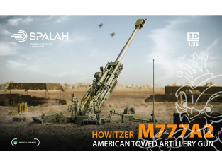 Spalah SP27535 Canon d'artillerie américain M777A2 1/35
