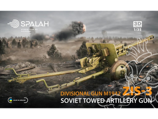 Spalah SP30035 Canon remorqué divisionnaire M1942 ZiS-3 1/35