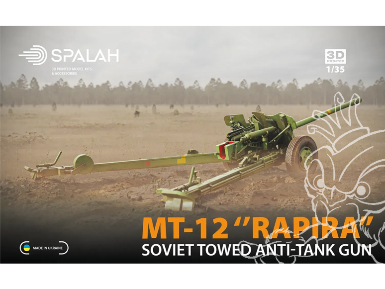 Spalah SP14735 Canon anti char remorqué MT-12 Rapira 1/35